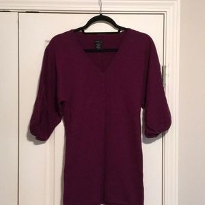 Purple tunic sweater